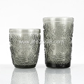 Solid color glass tumbler
